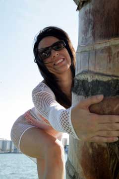 White Fishnet 
      
 
 
 Dress.