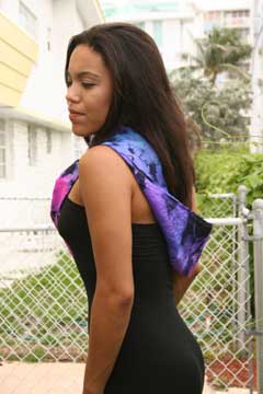 Colorful Silk Scarves.