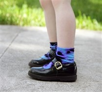 Colored Splash Color Nylon Kids Socks