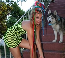 Checkerboard Mini Dress