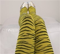 Colored Zebra Tights