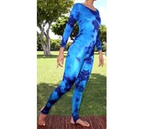 Splash Color Unitard and Hosiery