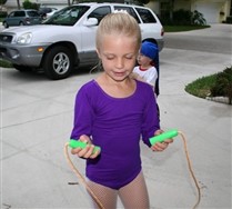 Long Sleeve Scoop Neck Kids Leotard