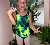 Splash Color Tank Kids Leotard