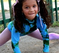 Colorful Kids Fishnet Pantyhose