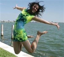 Splash Color Tube Dress
