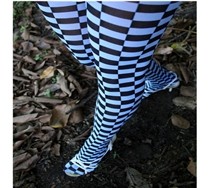 Colorful Checkerboard Tights