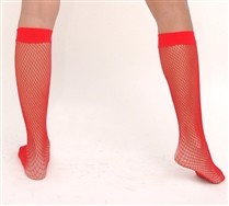 Colored Fishnet Knee Highs