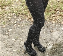 Splash Metallic Tights and Hosiery