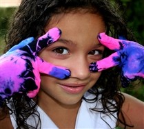 Splash Color Kids Gloves