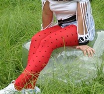 Colored Polka Dot Tights