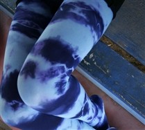Colorful Nylon/Lycra MicroFiber Splash Colors Tights