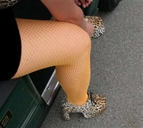 Nylon/Lycra Plus Size Fishnet Pantyhose and Hosiery