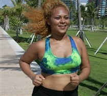 Colorful Splash Color Sports Bra