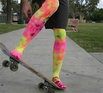 Splash Color Mens Performance Tights