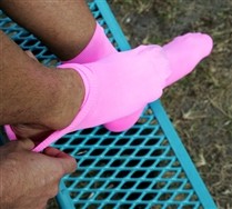 Solid Color Mens Nylon Socks and Hosiery