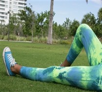 Colored Splash Color Matte Leggings