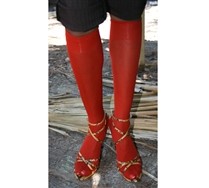 Colorful Solid Color Knee Highs