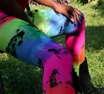 Colored Splash Color Tights