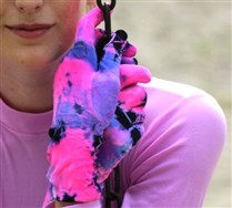 Colorful Splash Color Nylon Gloves