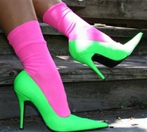 Solid Color Nylon Socks