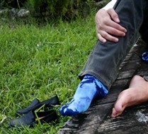 Colored Splash Color Mens Sports Socks