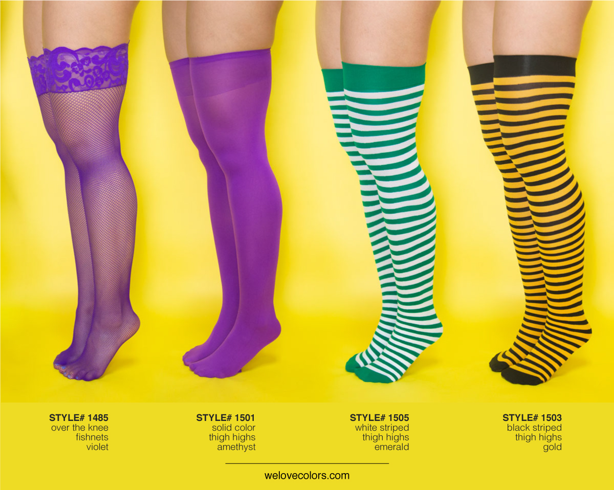 How To Style Thigh High Socks - We Love Colors