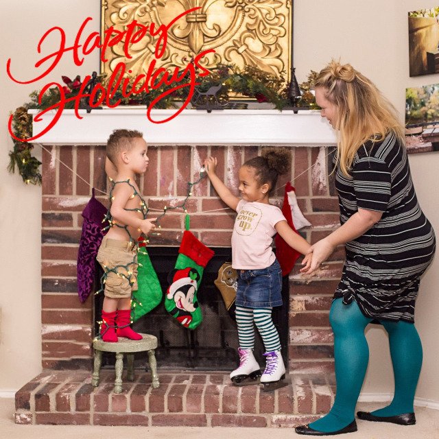 Awkward Holiday Family Photo Challenge - We Love Colors