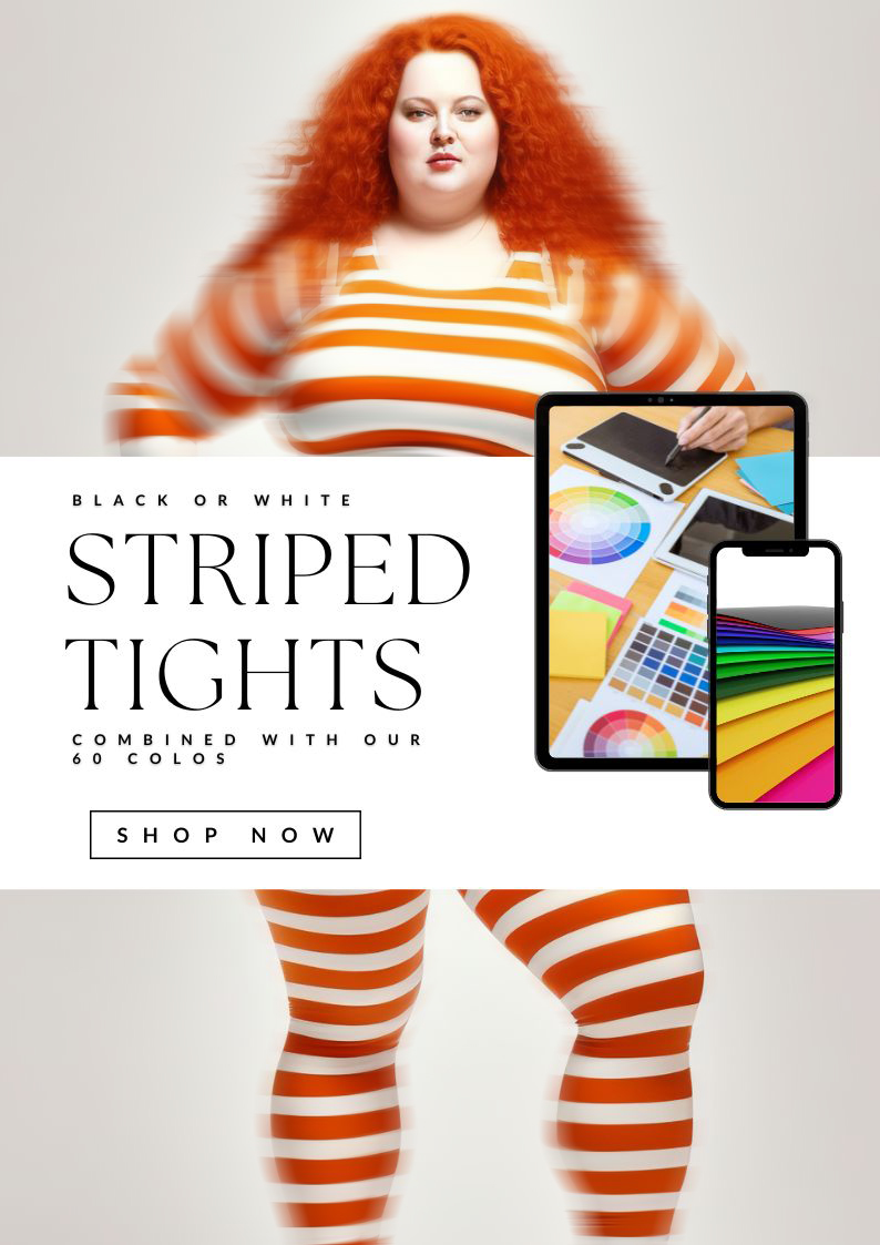 5 Striped Tights