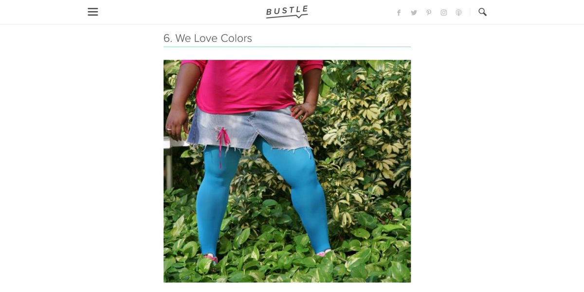 plus size neon blue tights
