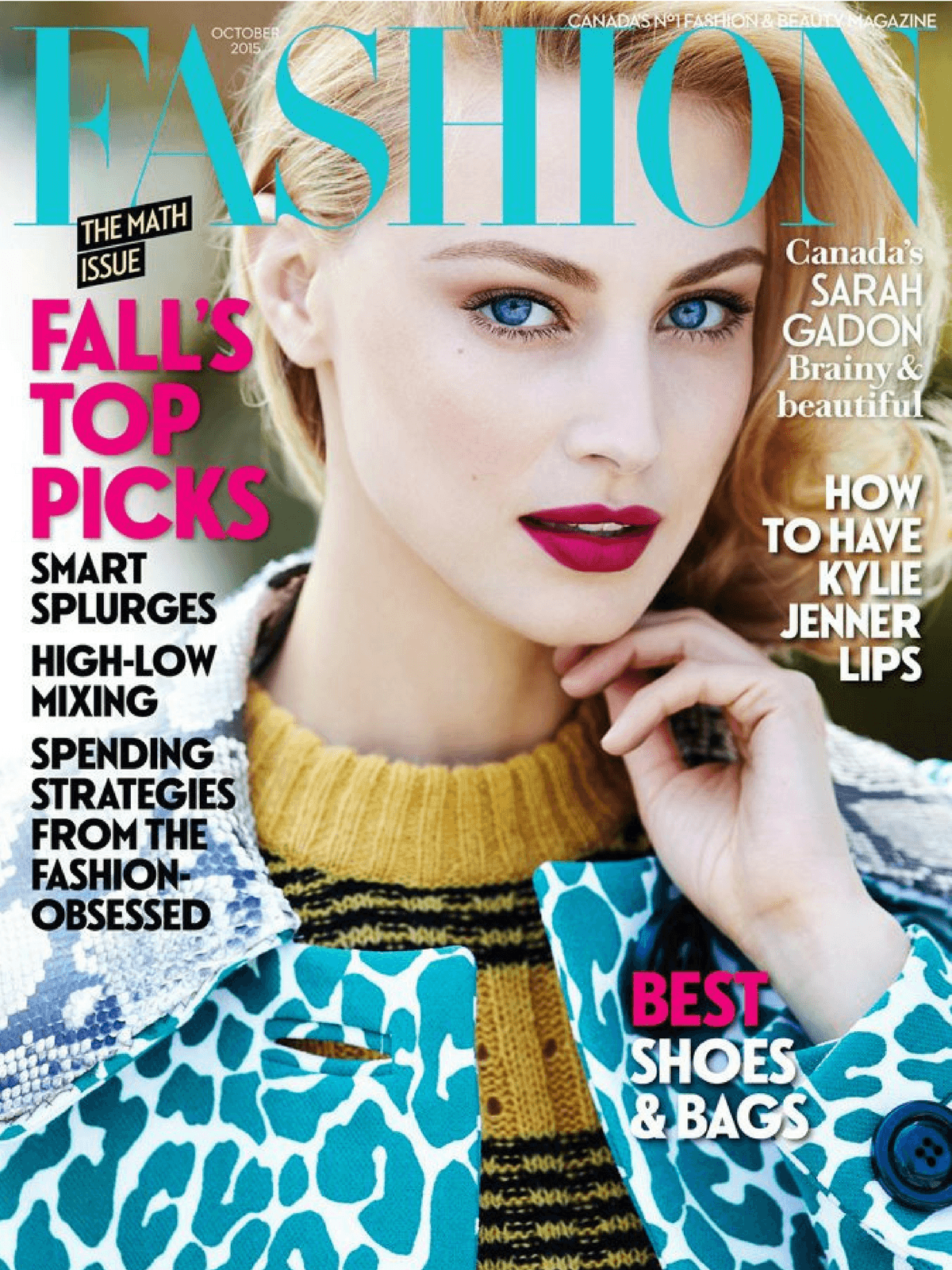 Fashion Magazine October 2015 Cover Web