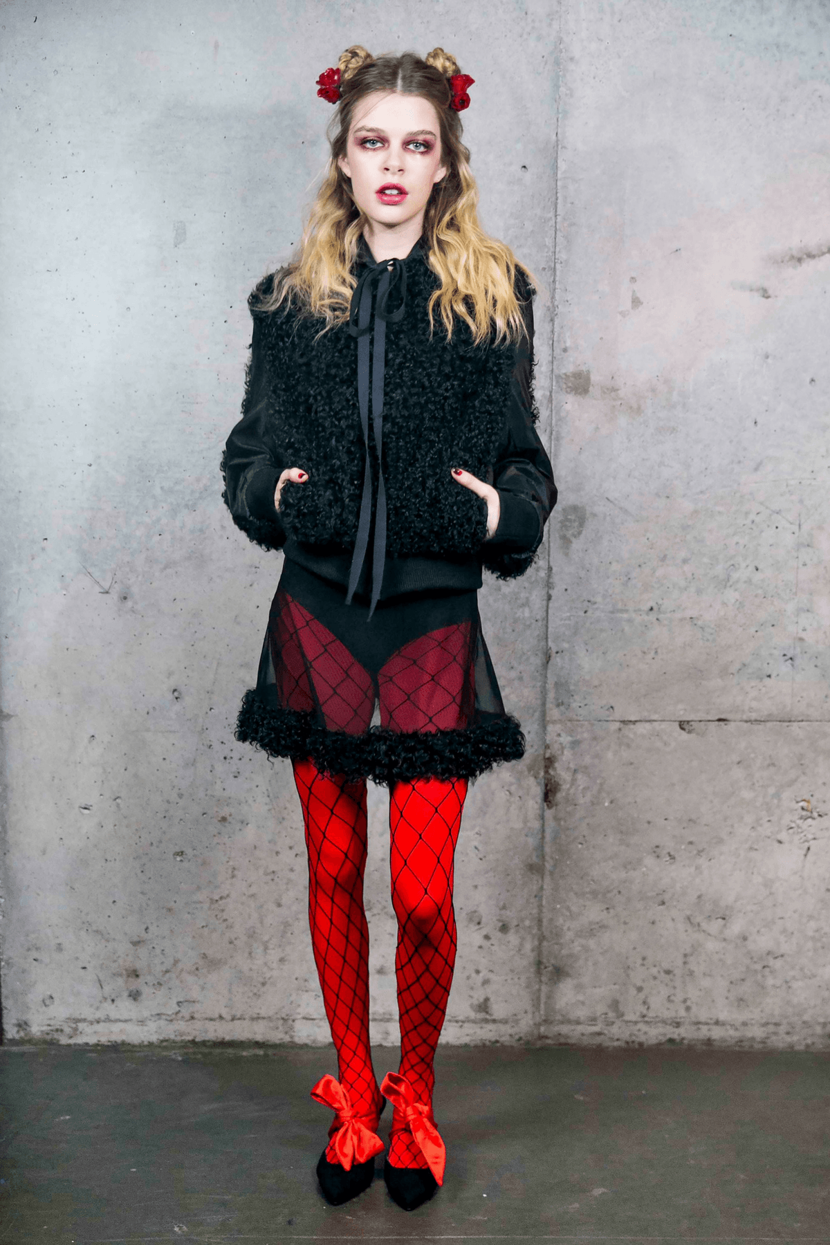 Katie Gallagher Nyfw Style 1053 Scarlet Red Fall 2018 1