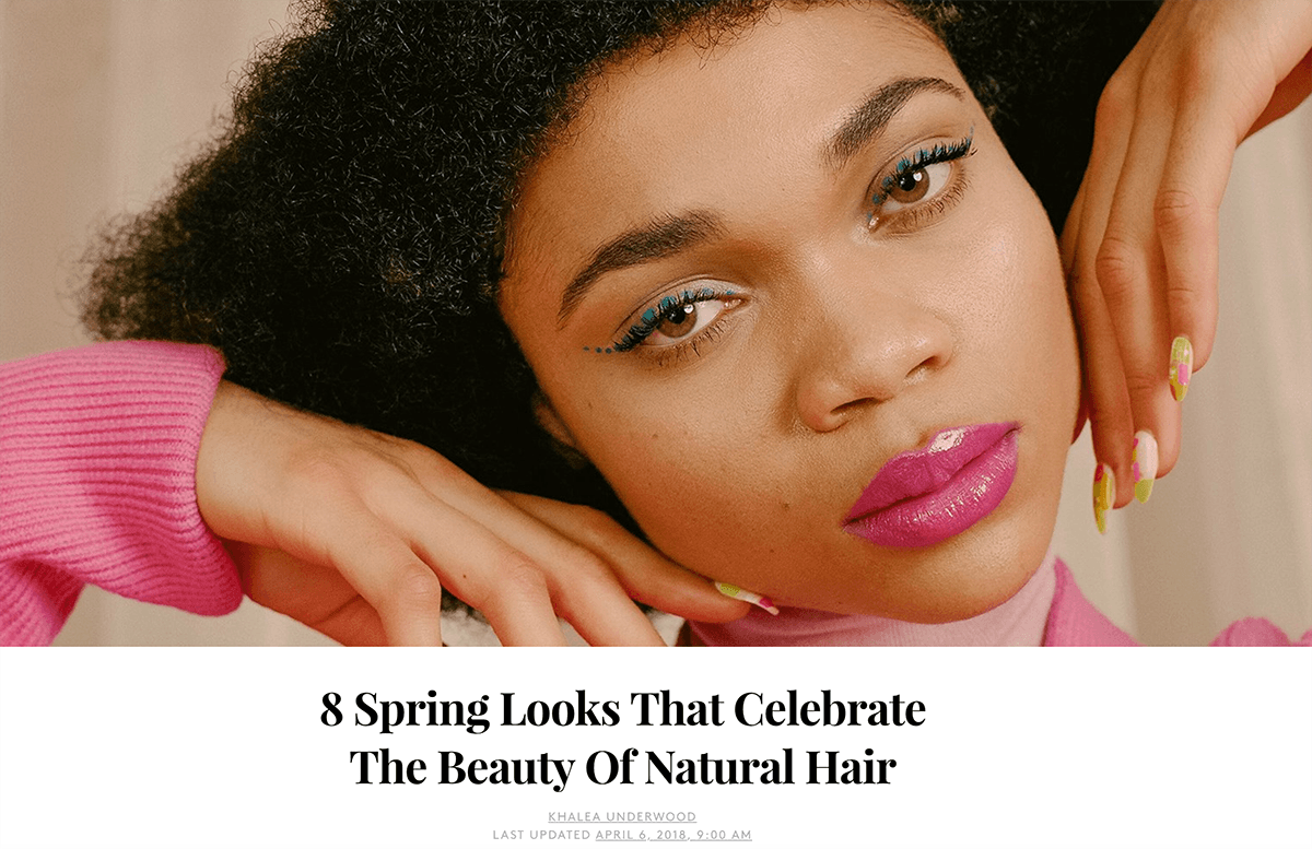 Refinery 29 Natural Hair Cover