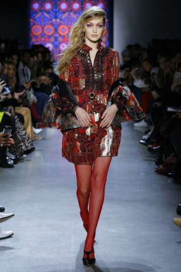 Gigi Hadid Anna Sui Style 1401 Red