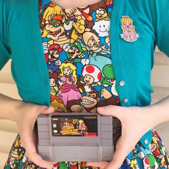 Ariann - Video Games Dress - We Love Colors Tights (2)