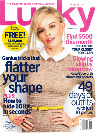 Lucky Magazine - January 2011 - We Love Colors