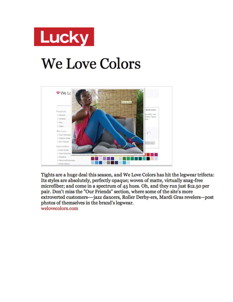 Lucky Editor Guide Cover December 2013
