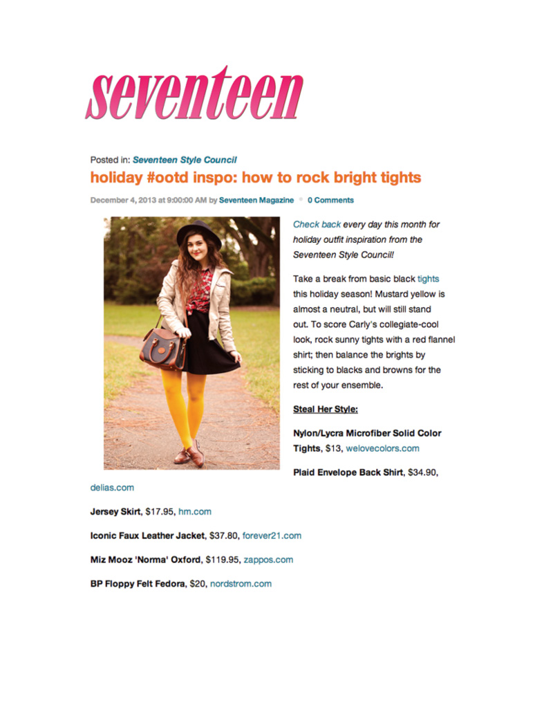 Seventeen.Com December 2013