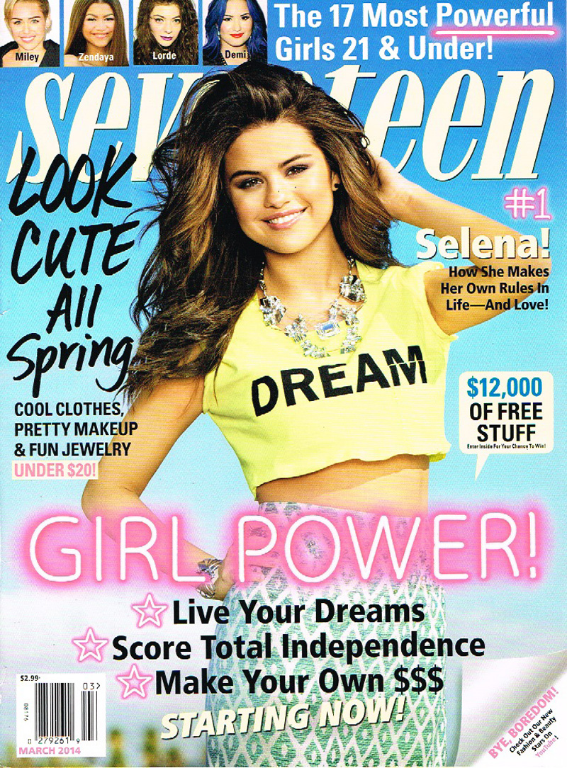 Seventeen Magazine - March 2014 - We Love Colors