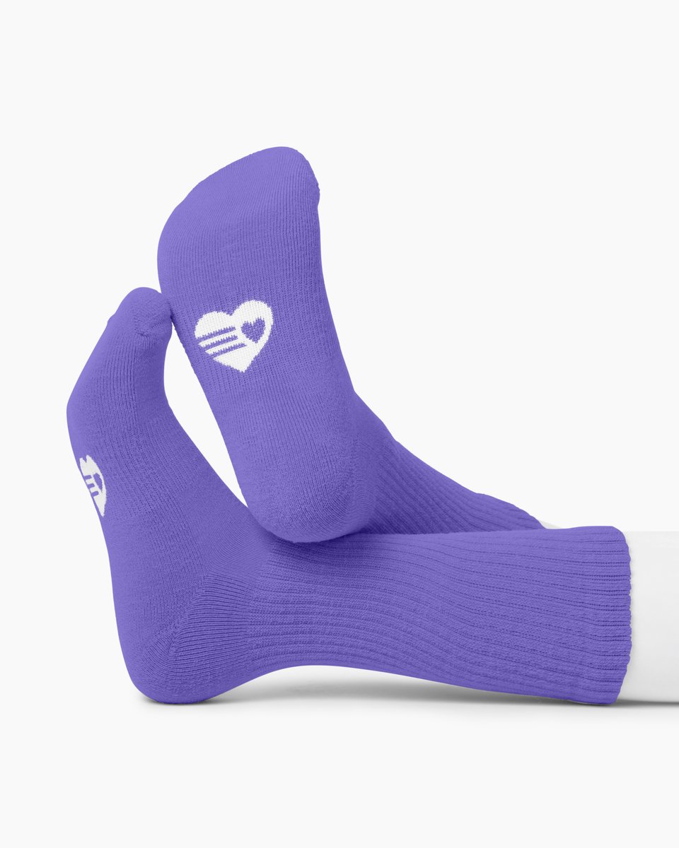 Lavender Mid Calf Wool Socks Style 1554 We Love Colors