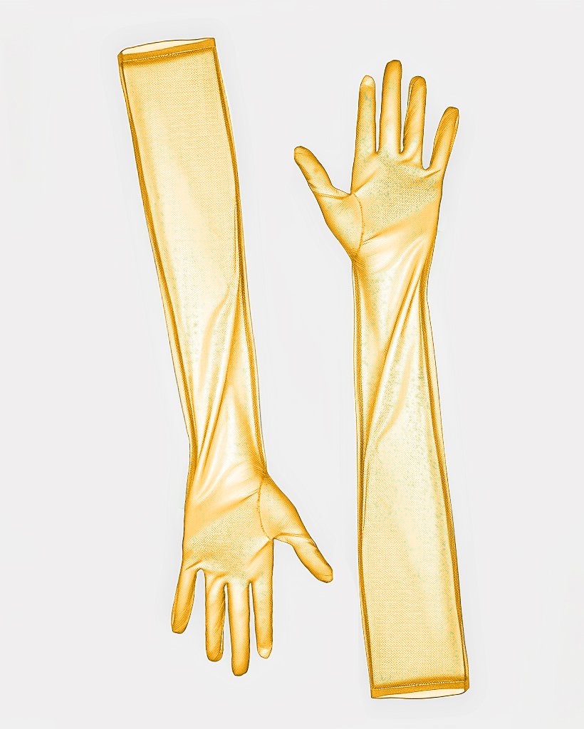 Sheer Glitter Gloves