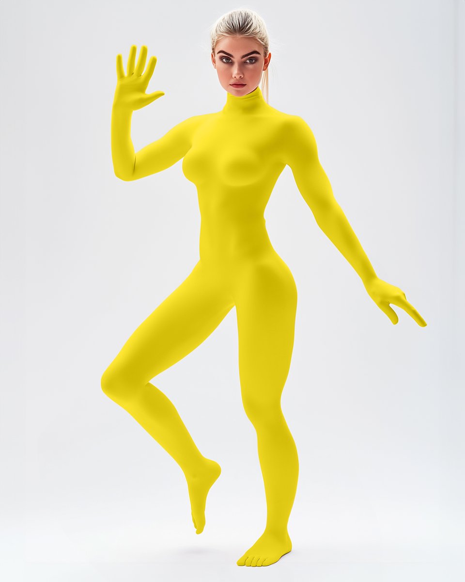 Gold Womens Second Skin Catsuit Style# 5010 | We Love Colors