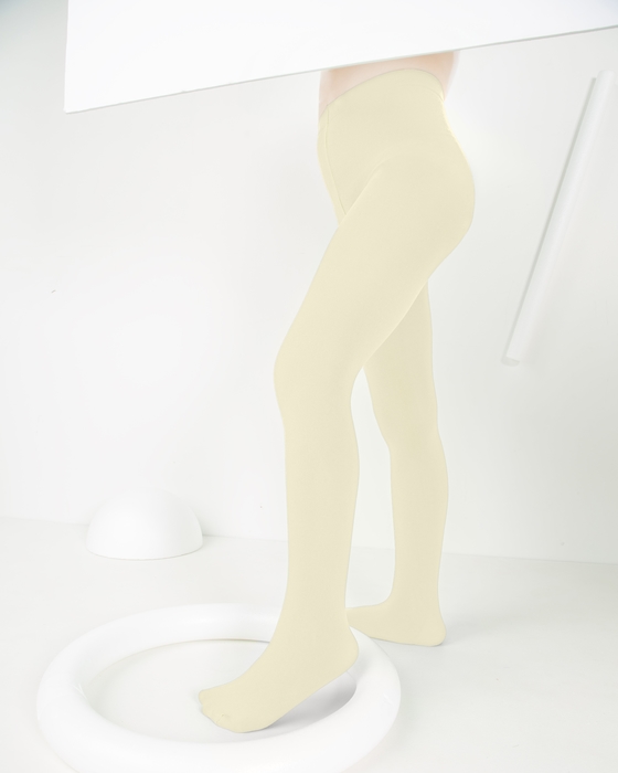 1008 Kids Ivory Dance Nylon Spandex Tights