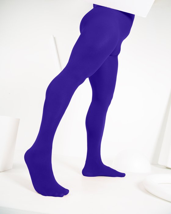1008 M Purple Dance Nylon Spandex Tights