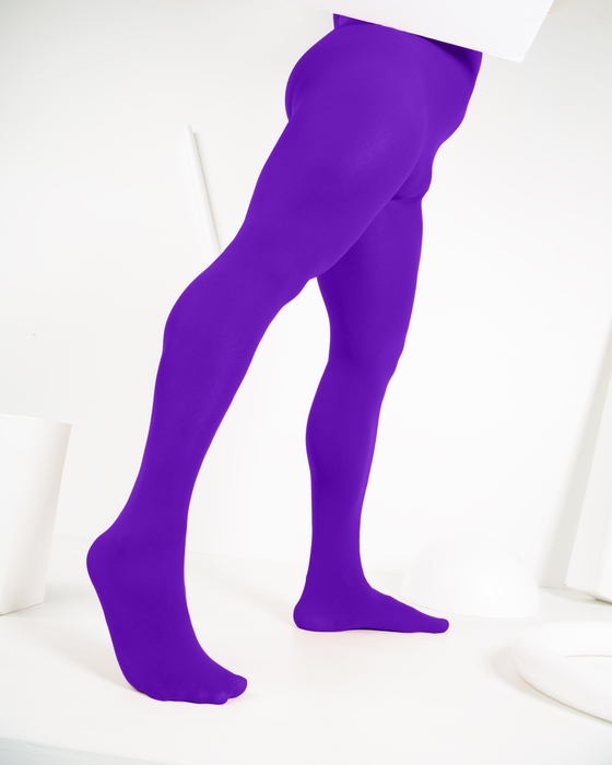 1008 M Violet Dance Nylon Spandex Tights