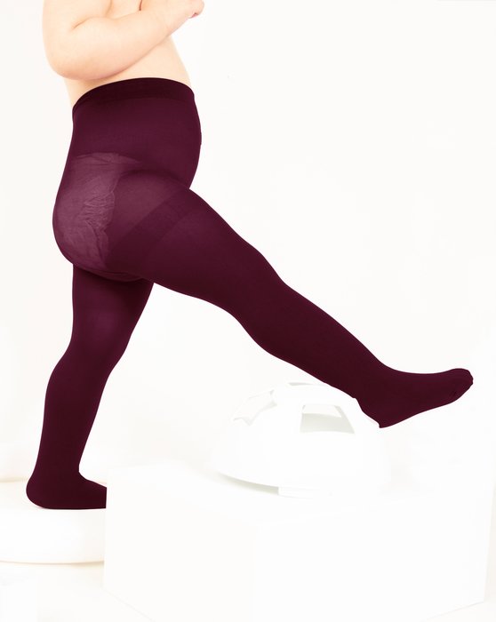 Maroon Nylon/Lycra Tights Style# 1008 | We Love Colors