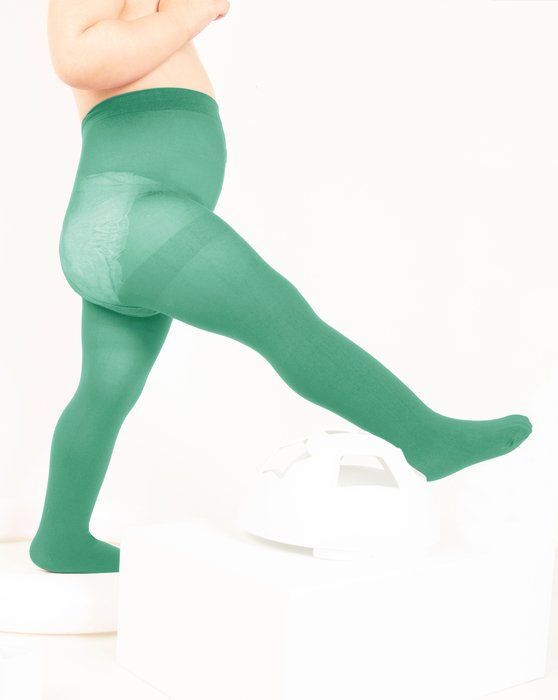 Scout Green Nylon/Lycra Tights Style# 1008 | We Love Colors