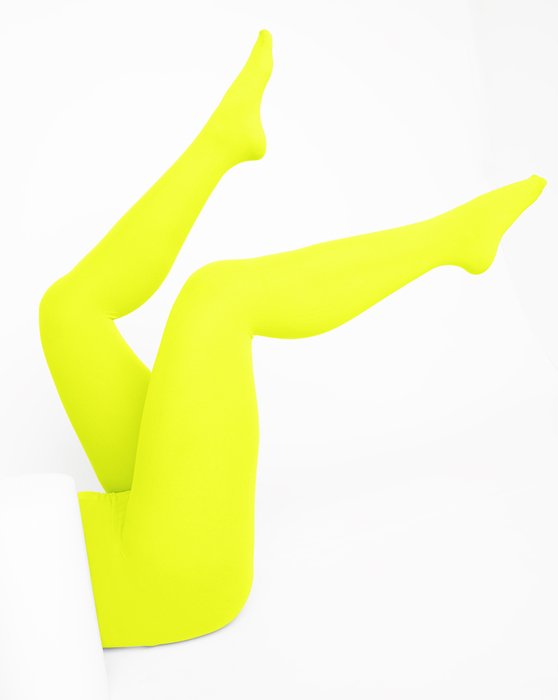 1008 W Neon Yellow Tights