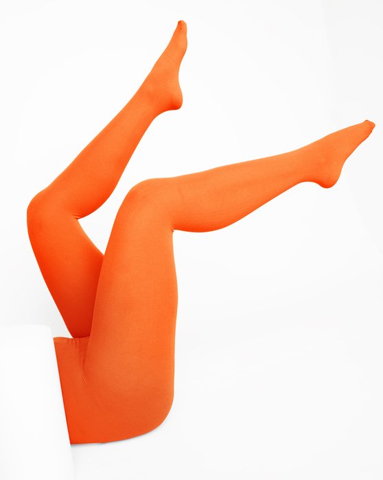 Orange Nylon Spandex Tights Style# 1008 | We Love Colors