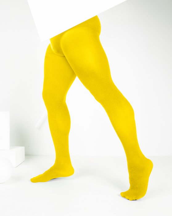 Yellow Nylon Spandex Tights Style 1023 We Love Colors